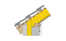 URSA Ciągłość izolacji i paroizolacji połączenie dachu ze ścianą, dachy